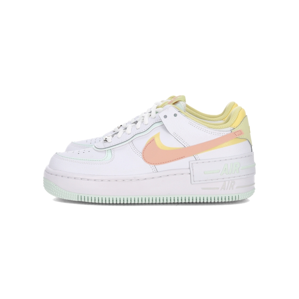 Nike AF1 Shadow 女鞋 白粉橘色 厚底 增高 解構 AF1 運動 休閒鞋 IV3221-181