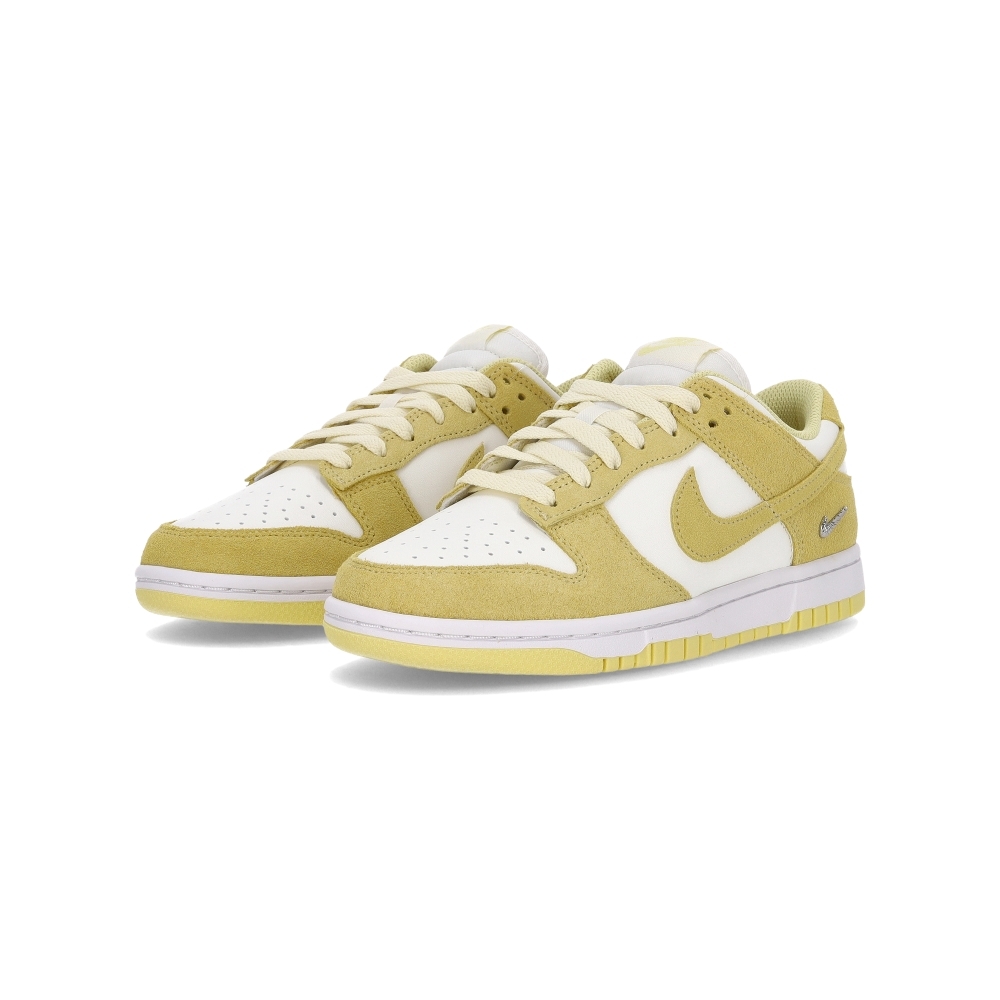 Nike W Dunk Low 女鞋 奶黃白色 小勾 麂皮 復古 運動 休閒鞋 IO4244-104