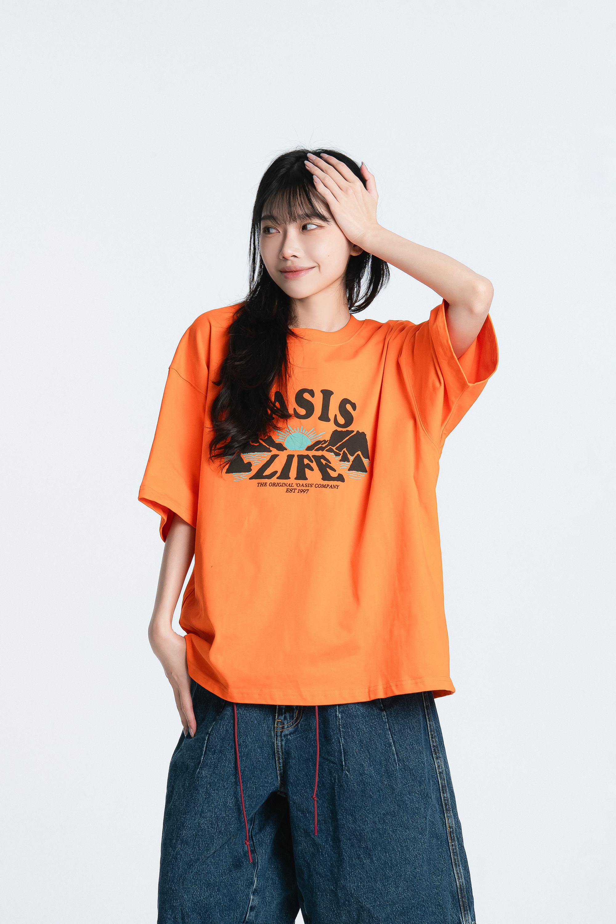 June｜山系戶外印花短t 2色