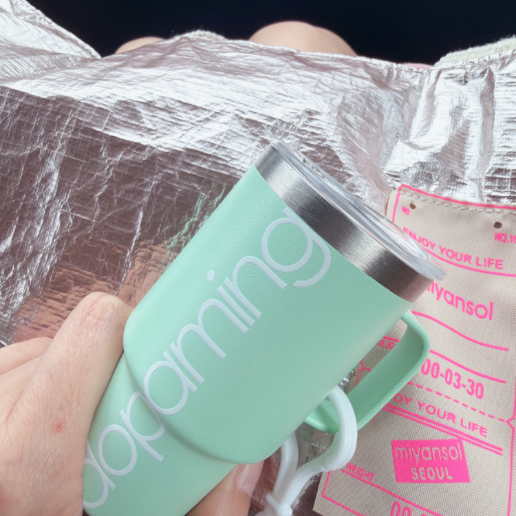 韓國 DOPAMING 迷你口袋保溫杯 78g 薄荷綠