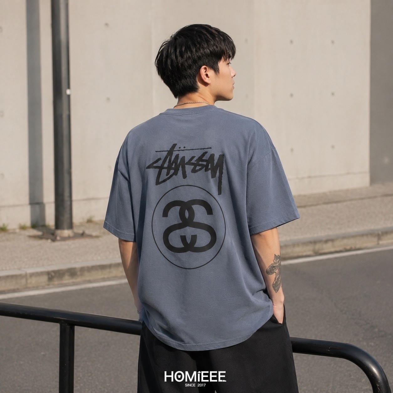 Stussy Link Pig Dyed Tee 短袖 前後LOGO 三色