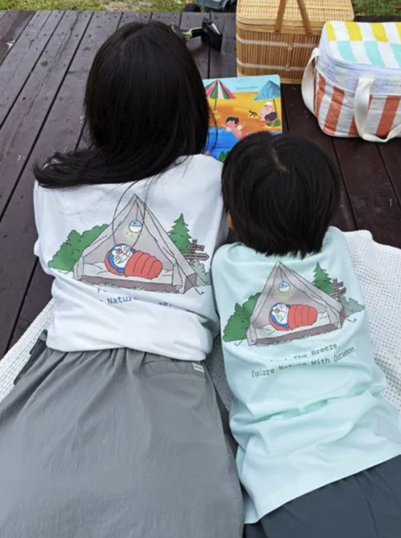 【現貨】snow peak X 哆啦A夢 Camping Short Sleeve T-shirt  速乾材質 哆啦A夢 露營短tee S26MUFTS94