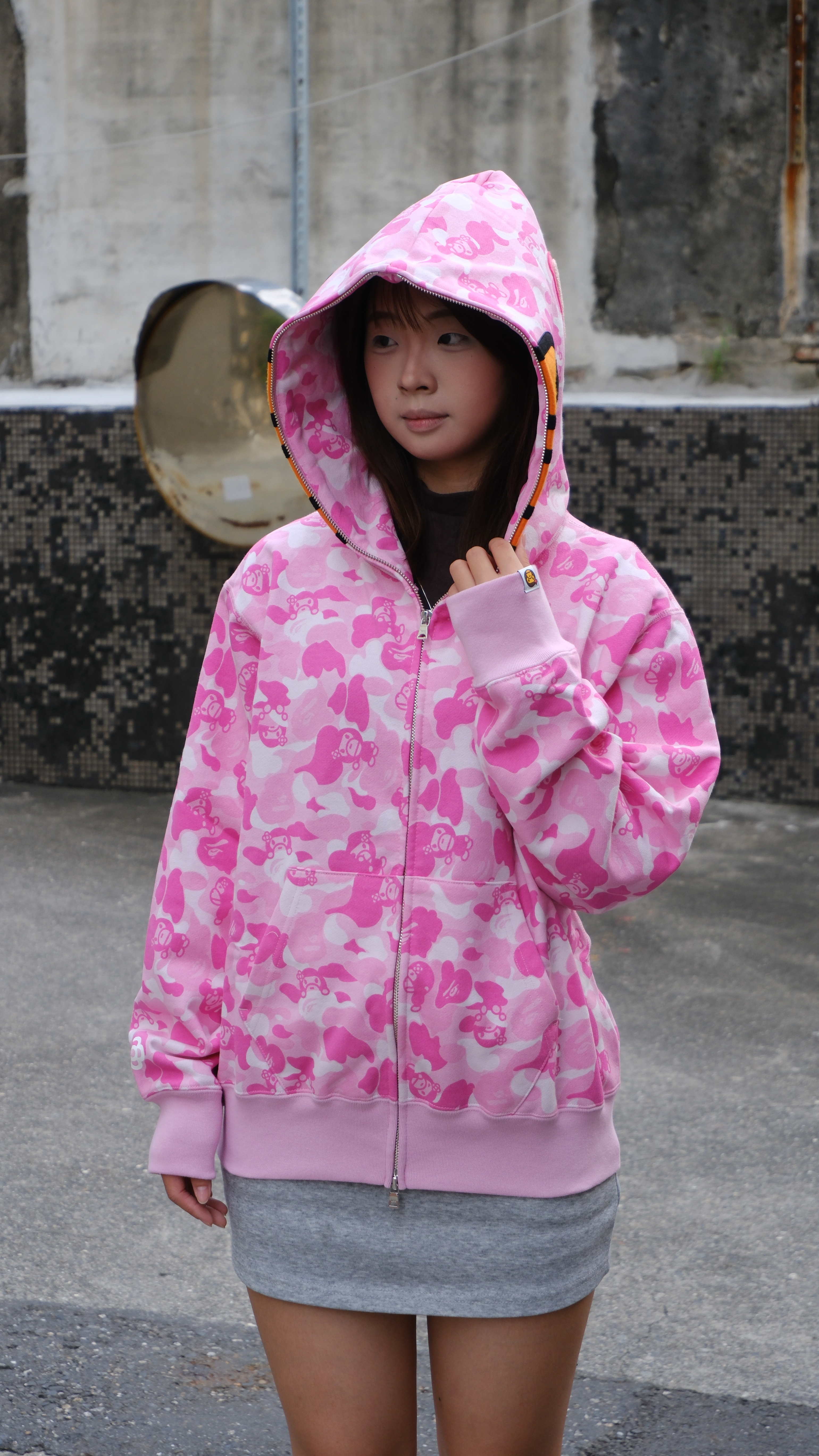 BAPE BABY LISA ABC CAMO FULL ZIP HOODIE 鯊魚外套 2M20215301