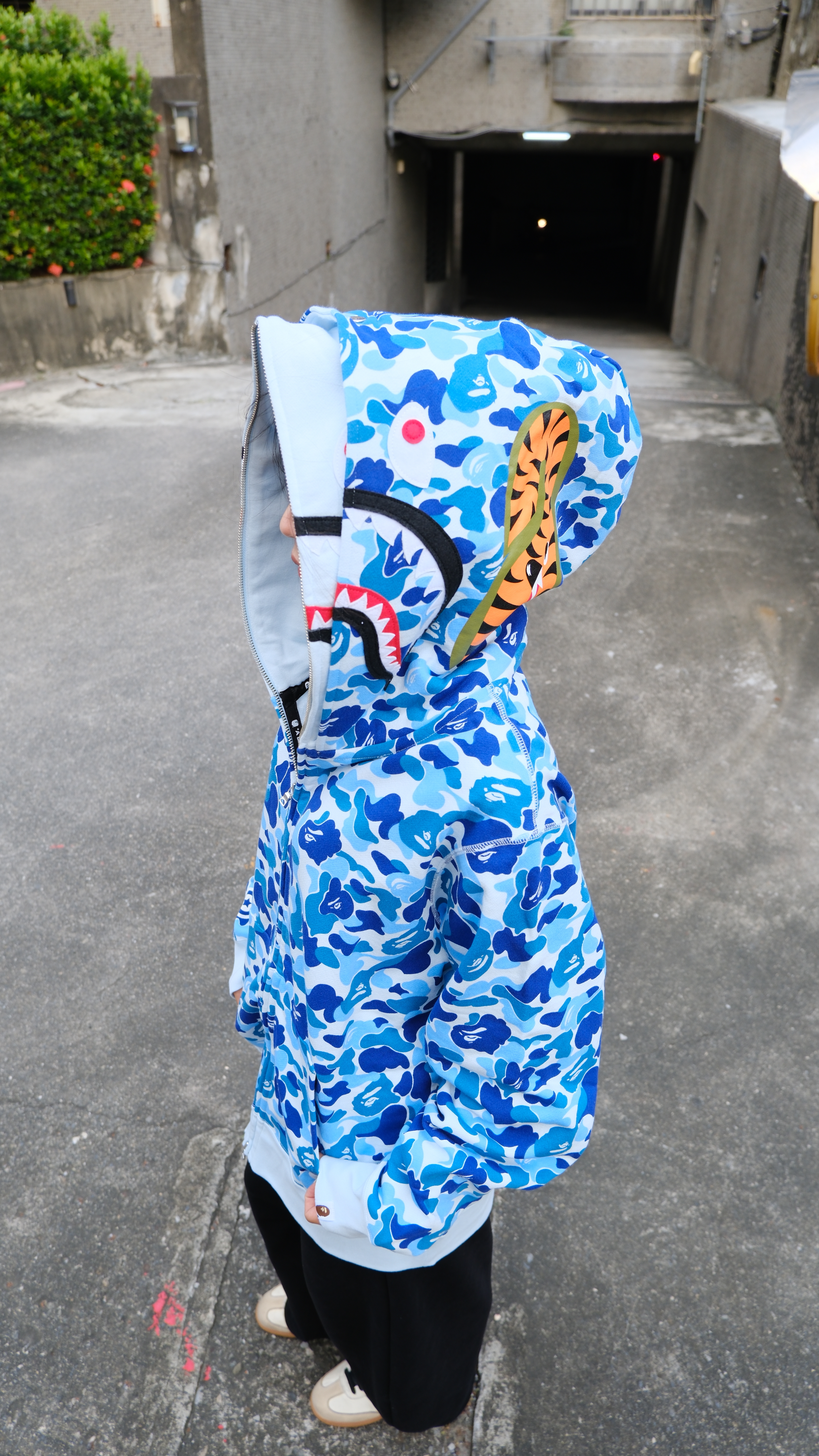 BAPE ABC CAMO DOUBLE SHARK FULL ZIP HOODIE 雙頭 鯊魚外套 1M20115003