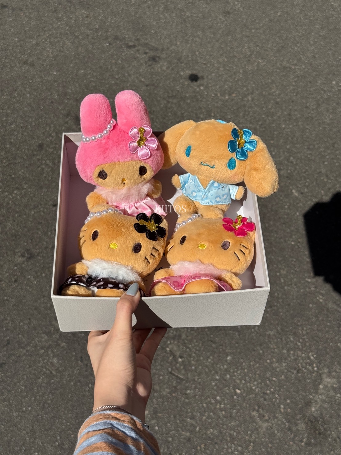 【現貨/預購】日本代購 SANRIO 三麗鷗 黑皮 豹紋 系列 度假風 海島風 娃娃 玩偶 吊飾