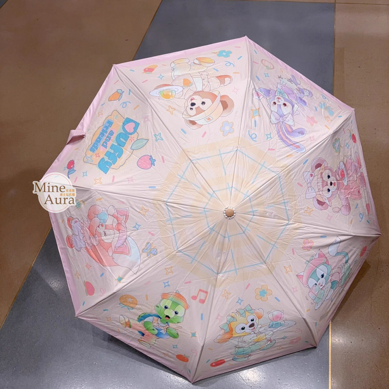 達菲 Duffy 和朋友們 果凍夏日 系列 晴雨傘 折疊傘 雨傘 附傘袋 -上海迪士尼樂園