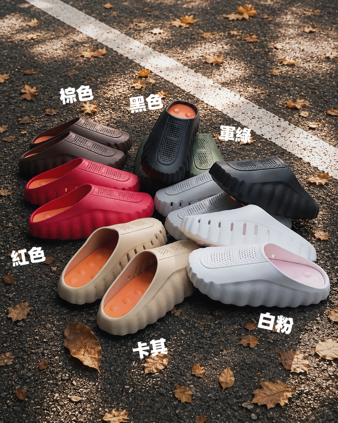 #預購 EVA PRO Q軟大底 防水 顆粒按摩 包頭拖鞋 八色 Mind 001 平替款
