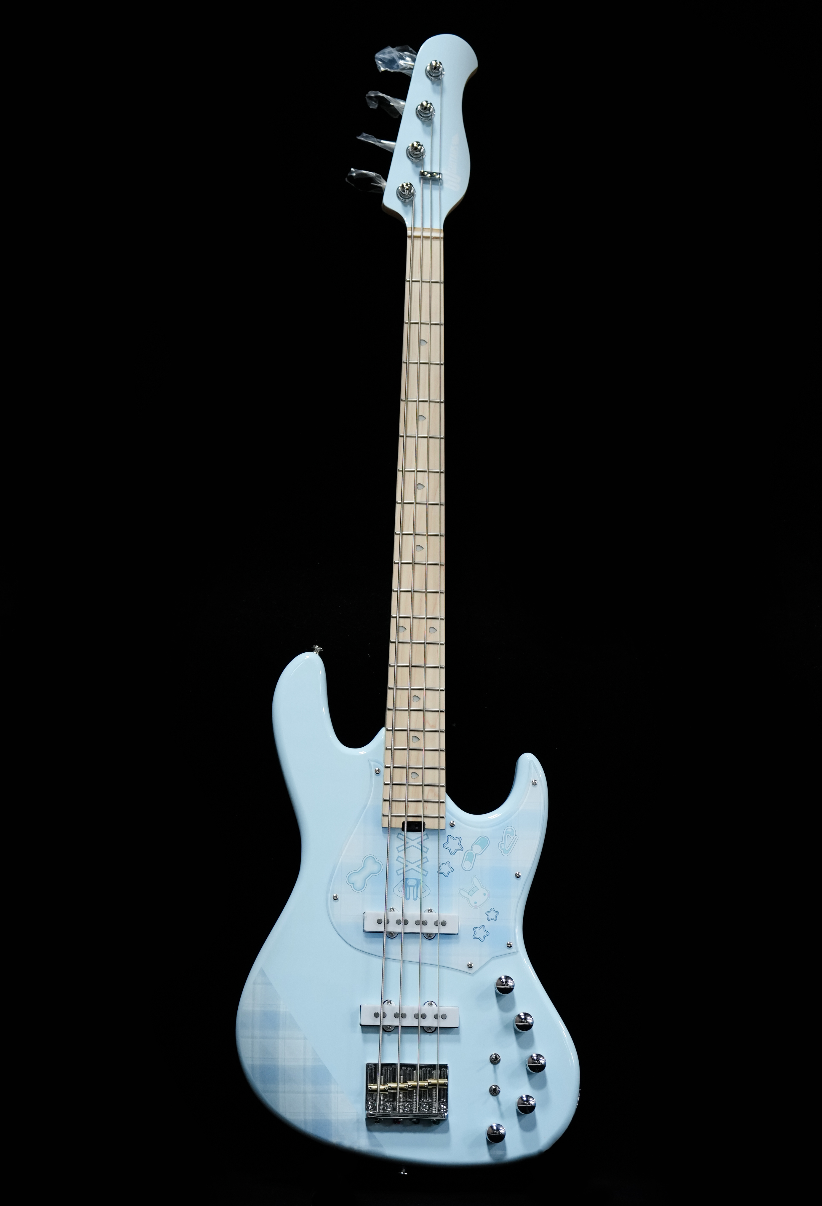 GU Guitars SRB KK421 Kyone Signature 四弦 電貝斯 小競 簽名款 藍色 主動式電路