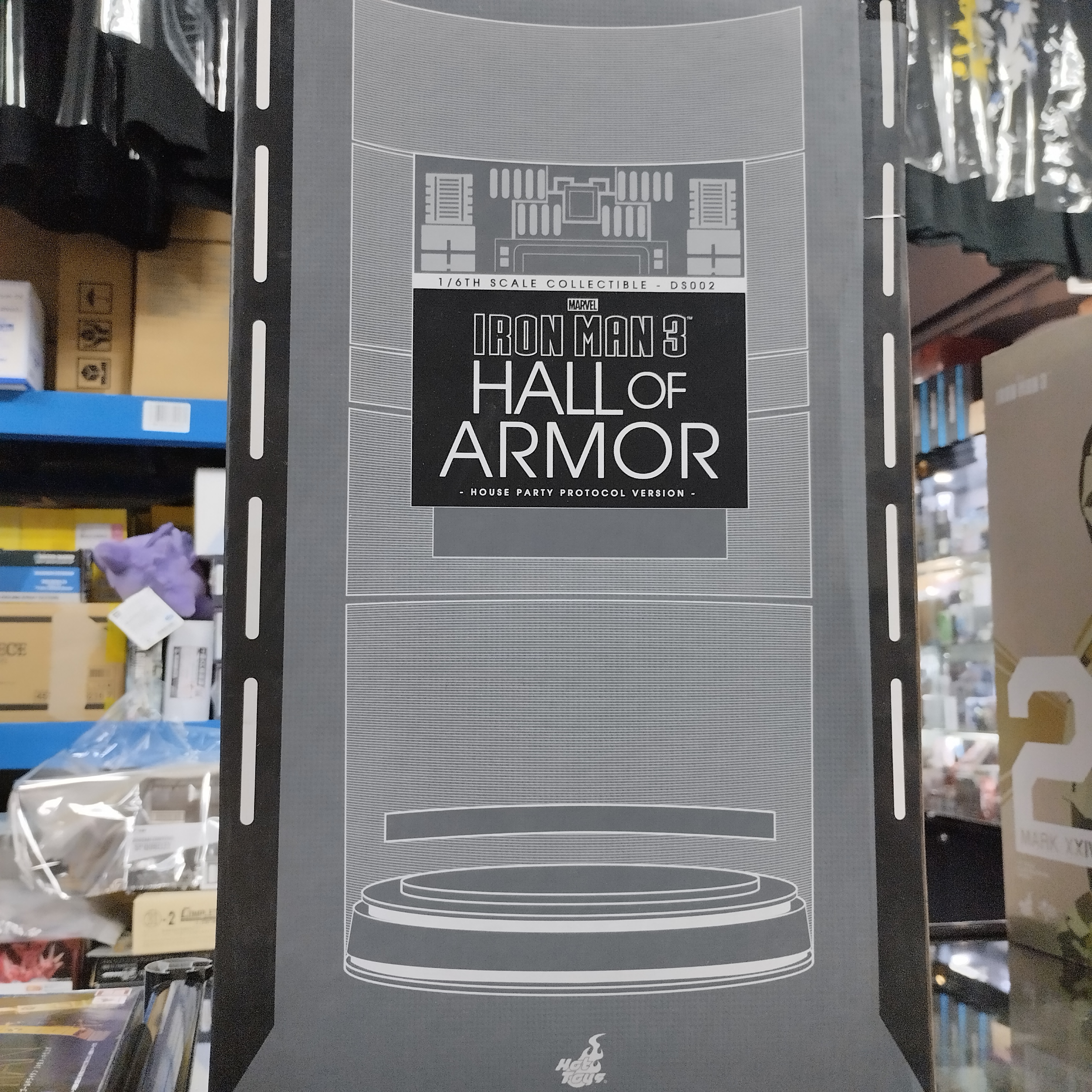 寄賣-其它-Hot Toys DS002 Iron Man Hall of Armor (House Party Protocol Version)
