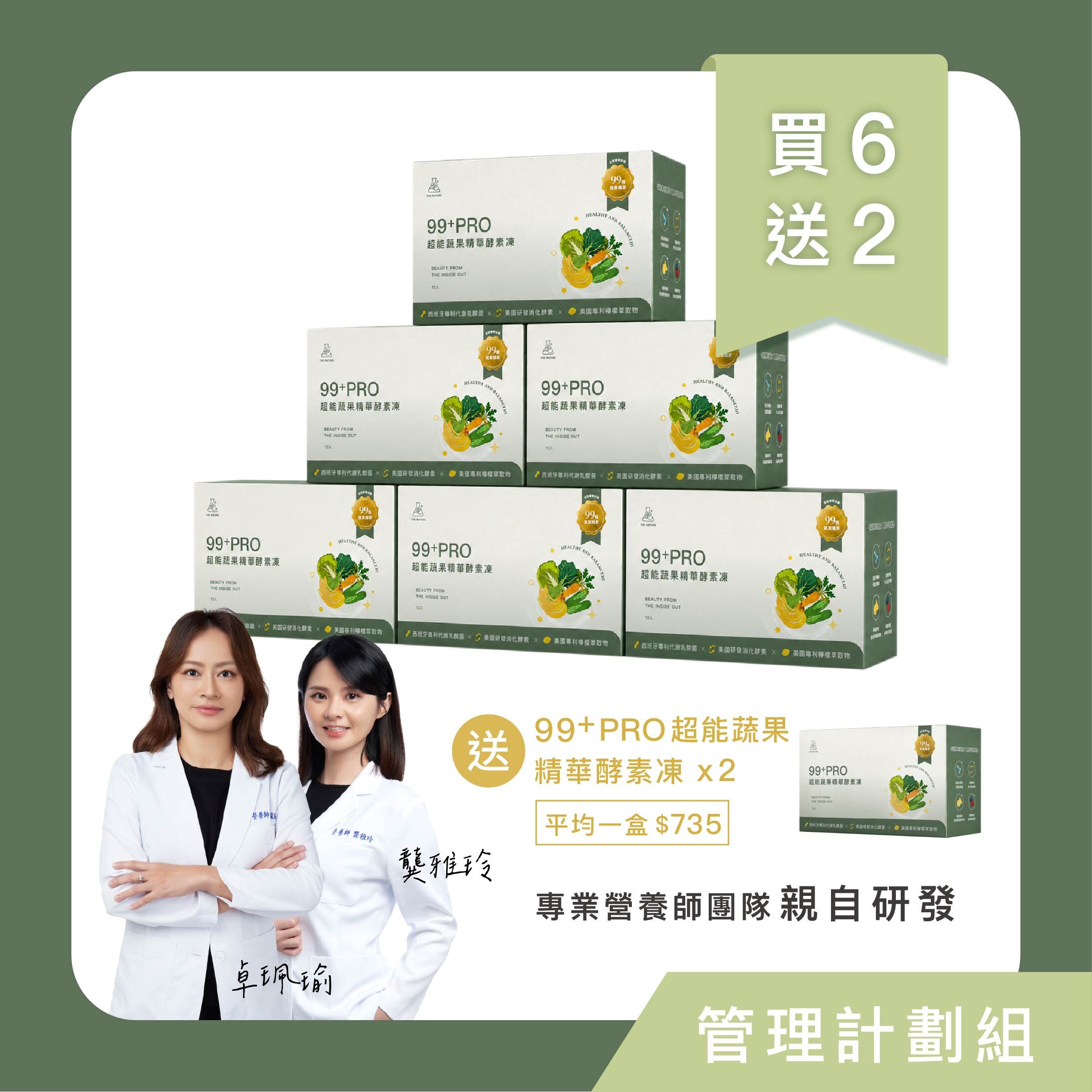 買6送2｜管理計畫組