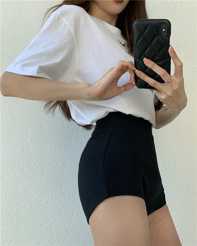 彈性挺版 高腰辣妹小短褲