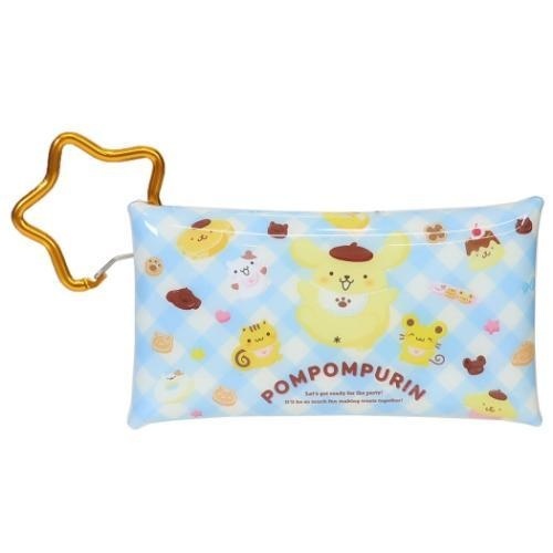 日本 Sanrio Pom Pom Purin 布甸狗 30周年生日紀念版 啪啪袋連星形爬山扣