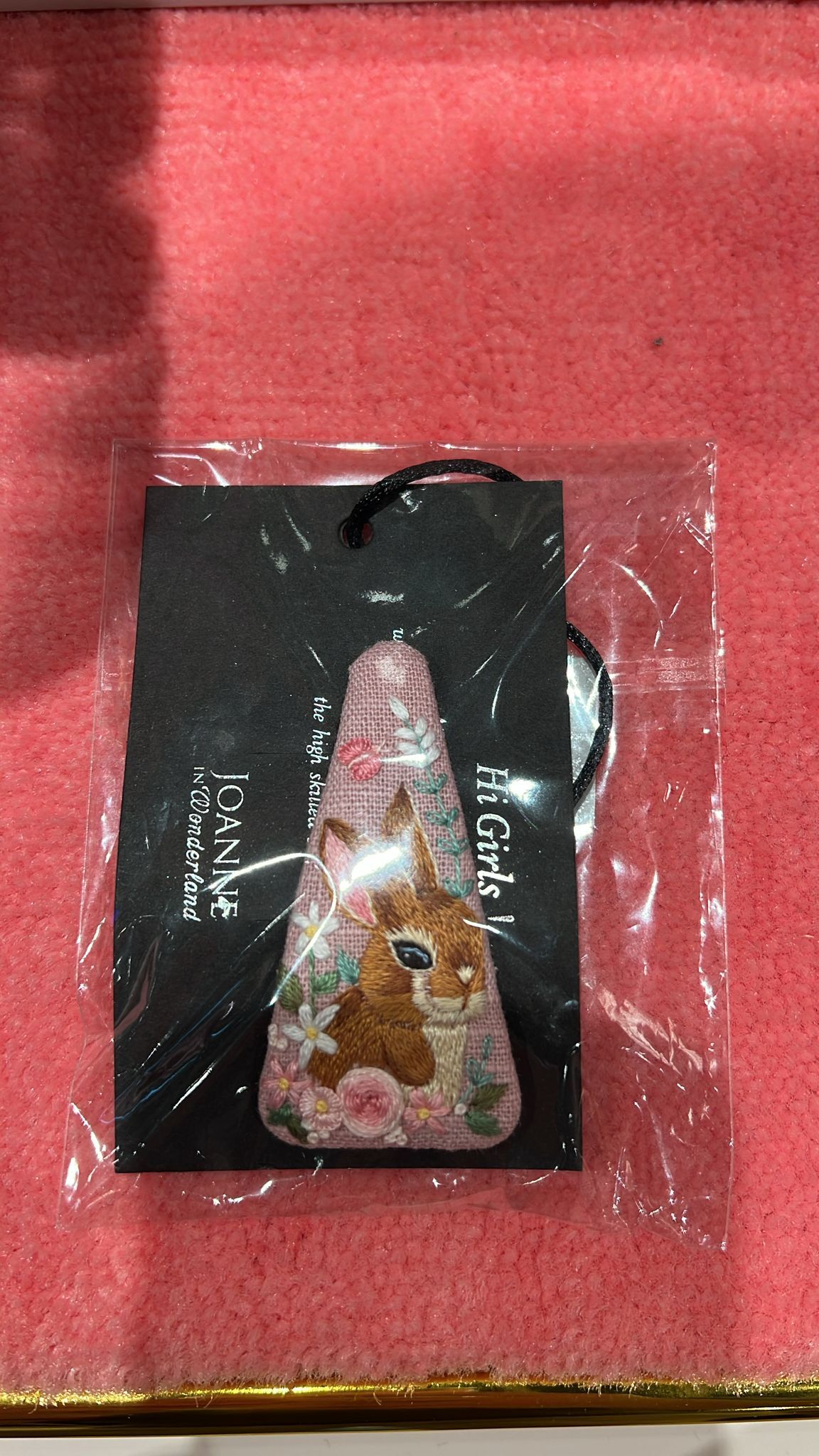0630JW36-JOANNEINWONDERLAND-HAIRBAND-可愛粉紅兔兔髮夾 (A36)