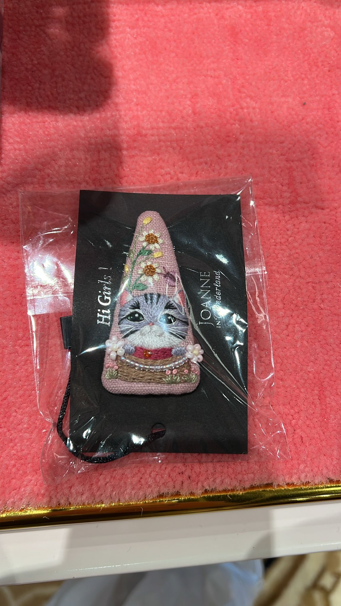 0630JW37-JOANNEINWONDERLAND-HAIRBAND-可愛粉紅貓貓髮夾 (A37)