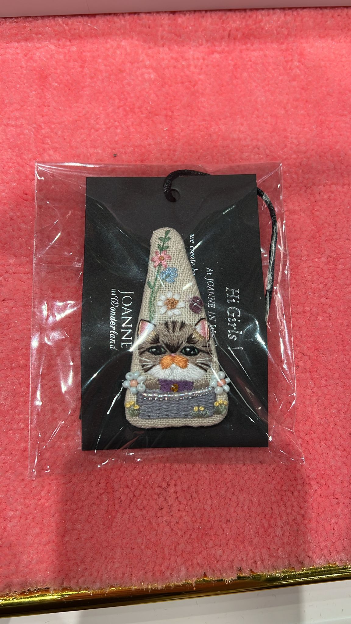 0630JW40-JOANNEINWONDERLAND-HAIRBAND-可愛米色貓貓髮夾 (A40)