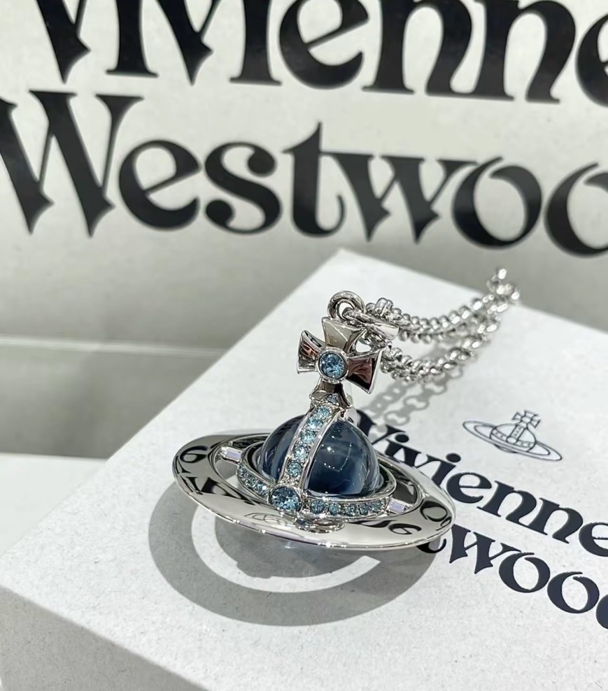 Vivienne Westwood Man. New Tiny Orb 西太后 藍星球項鍊