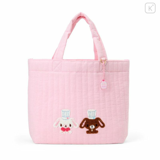 日本 Sanrio Sugar Bunnies 蜜糖邦尼 Love Sweets 車線刺繡系列 手提袋