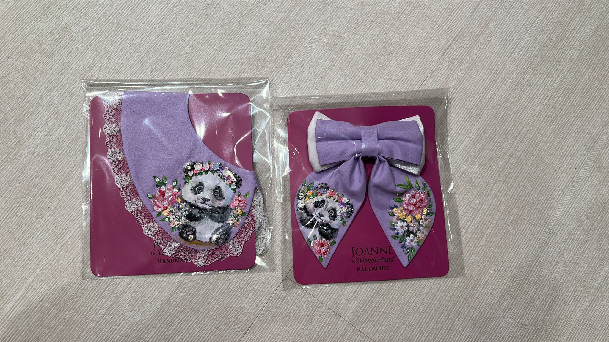 0630JW46-JOANNEINWONDERLAND-HAIRBAND-熊貓衣領套裝 (A46)