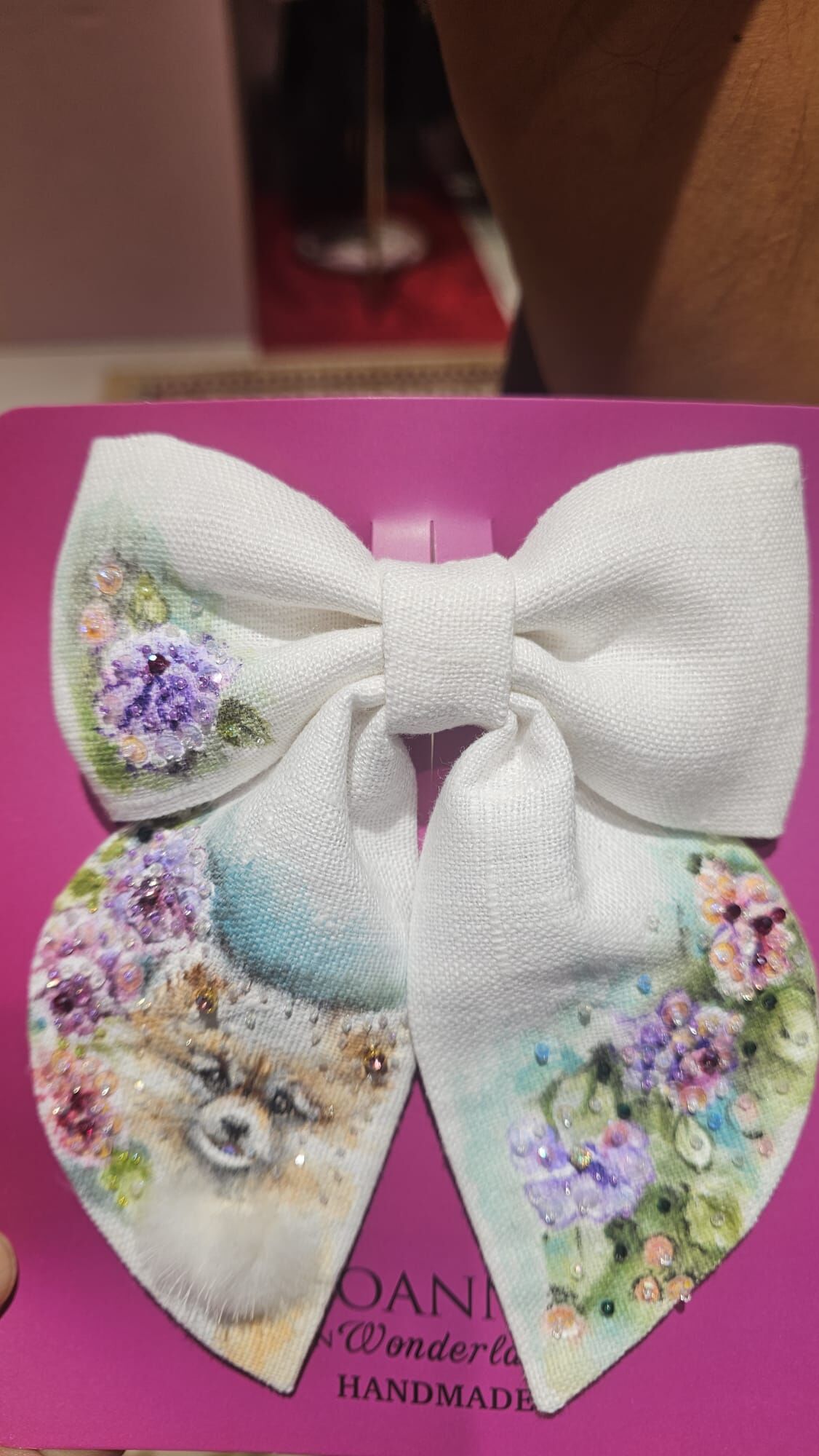 0630JW48-JOANNEINWONDERLAND-HAIRBAND-松鼠狗狗髮夾 (A48)