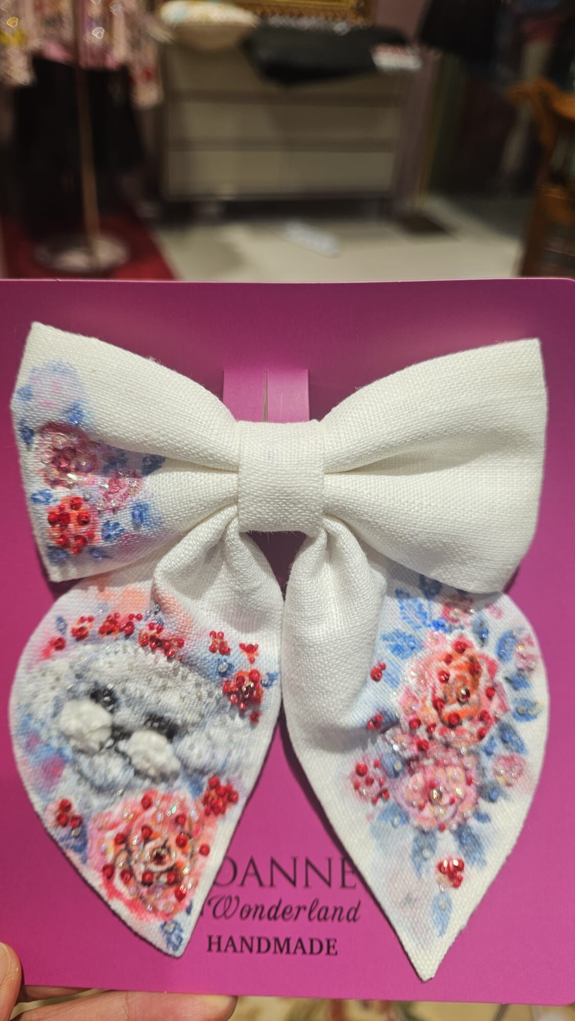 0630JW49-JOANNEINWONDERLAND-HAIRBAND-摩天使狗狗髮夾 (A49)