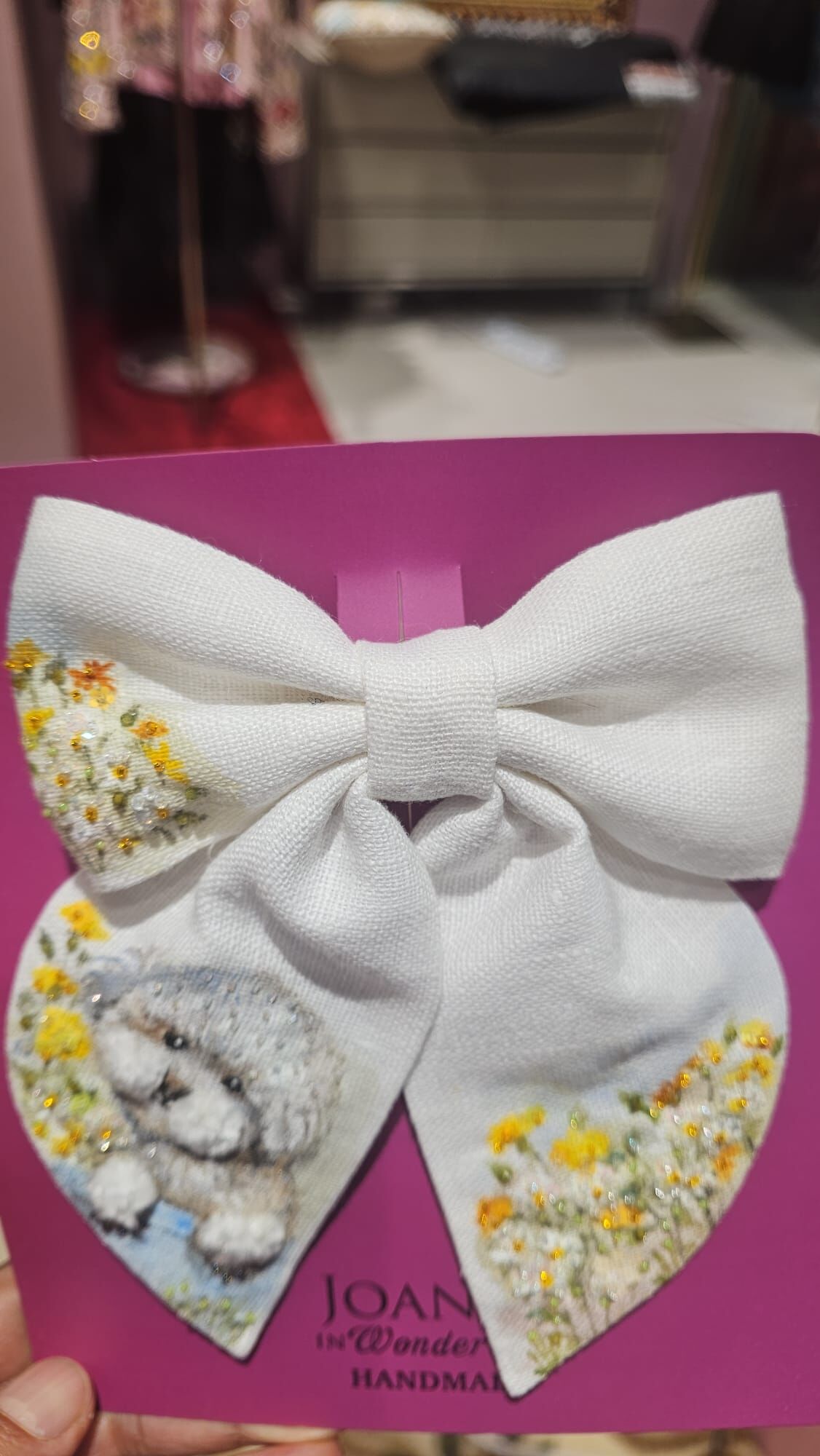 0630JW50-JOANNEINWONDERLAND-HAIRBAND-貴富狗狗髮夾 (A50)