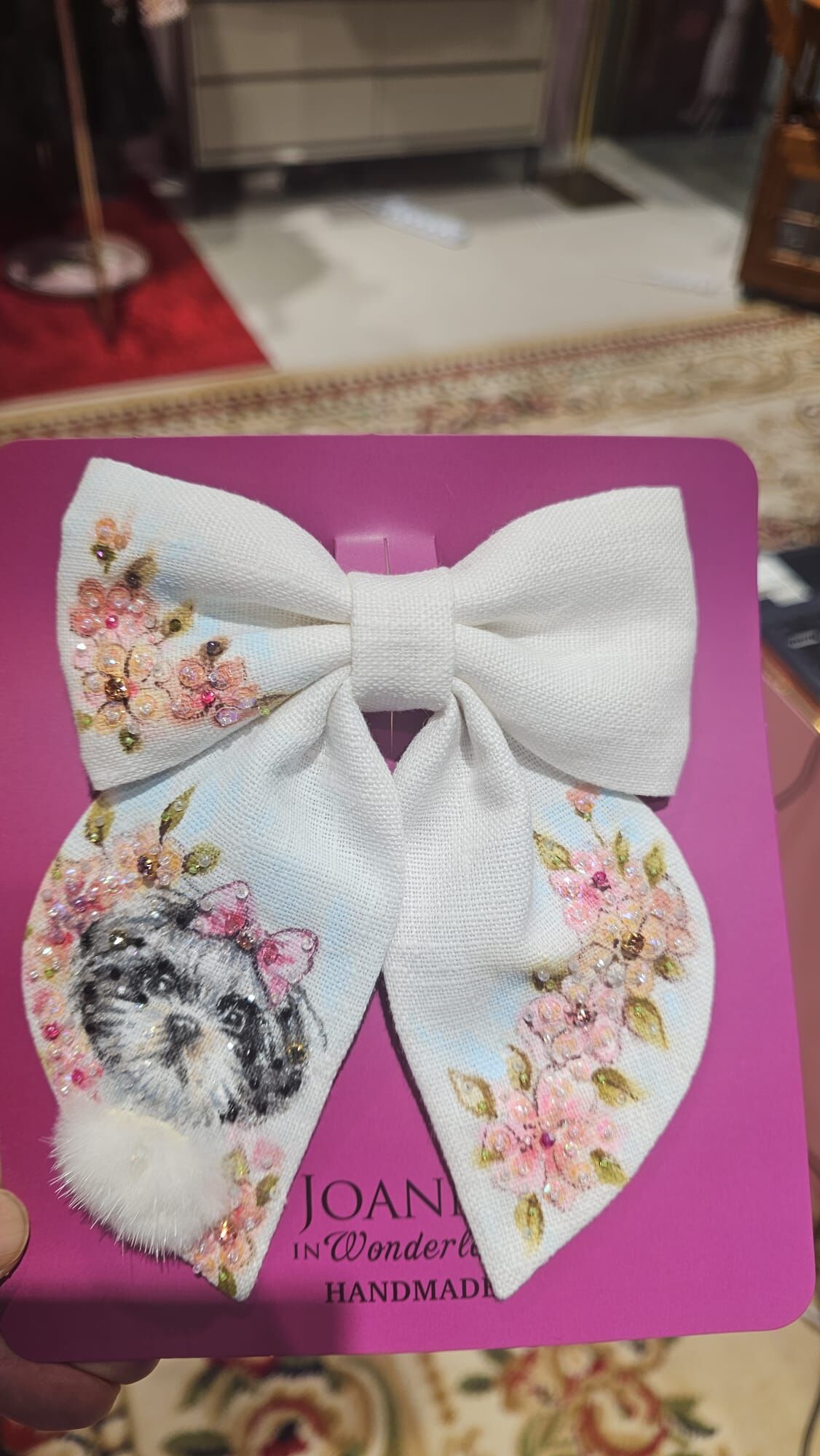 0630JW55-JOANNEINWONDERLAND-HAIRBAND-可愛黑白狗狗髮夾 (A55)