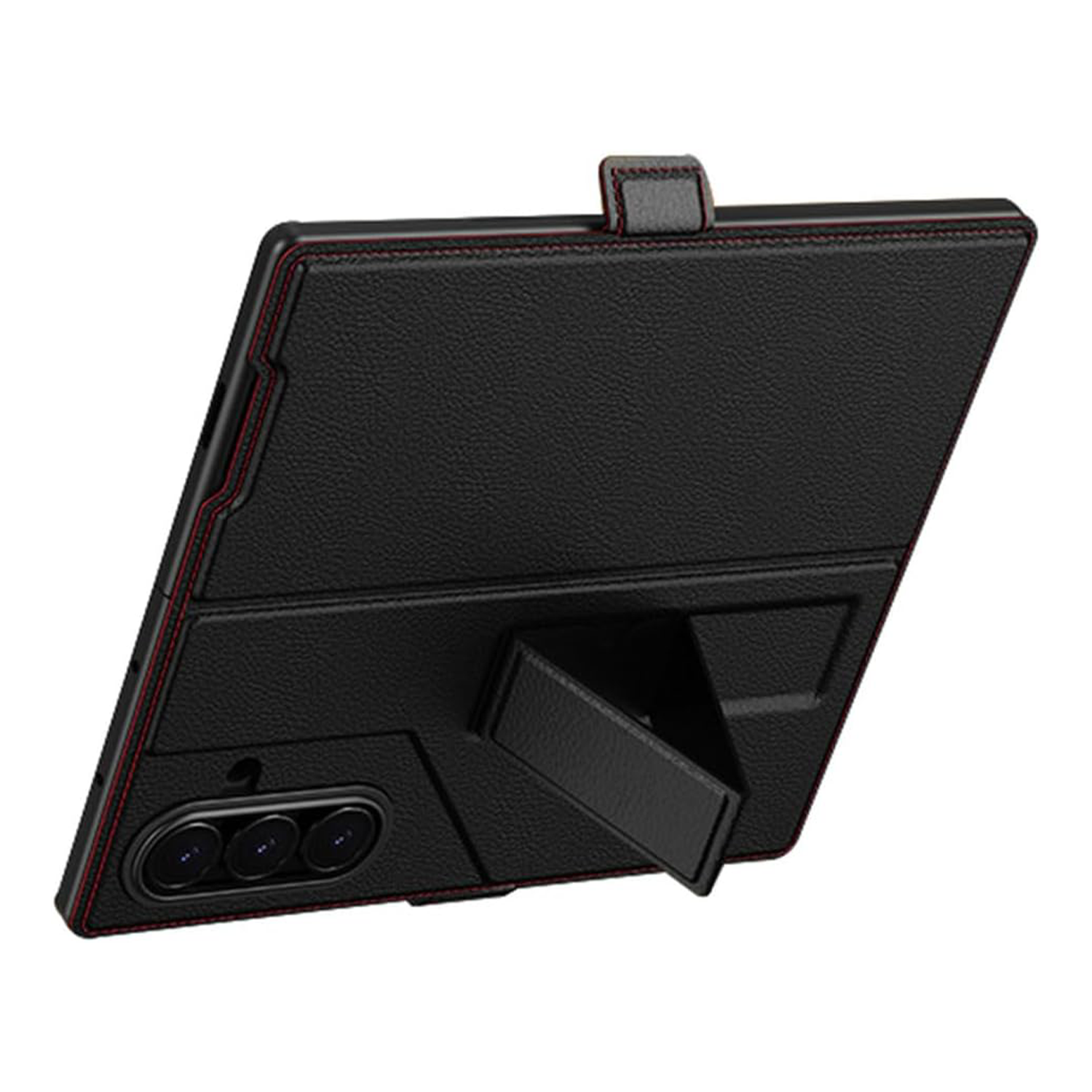 XPRO - Elite Stand Wallet - Samsung Fold 8 Ultra Case 貼身防撞翻蓋皮革自帶外屏插卡支架手機保護殼