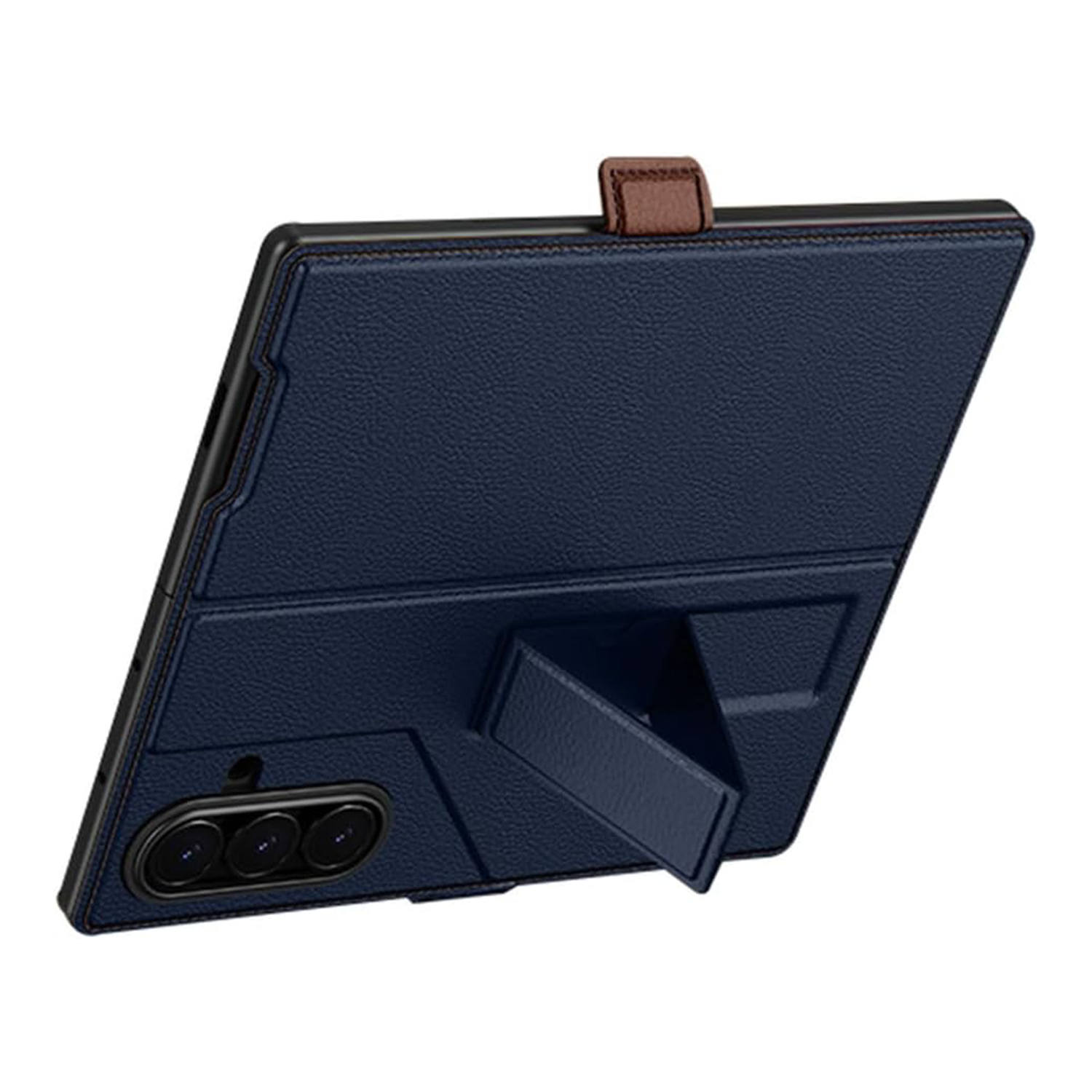 XPRO - Elite Stand Wallet - Samsung Fold 8 Ultra Case 貼身防撞翻蓋皮革自帶外屏插卡支架手機保護殼