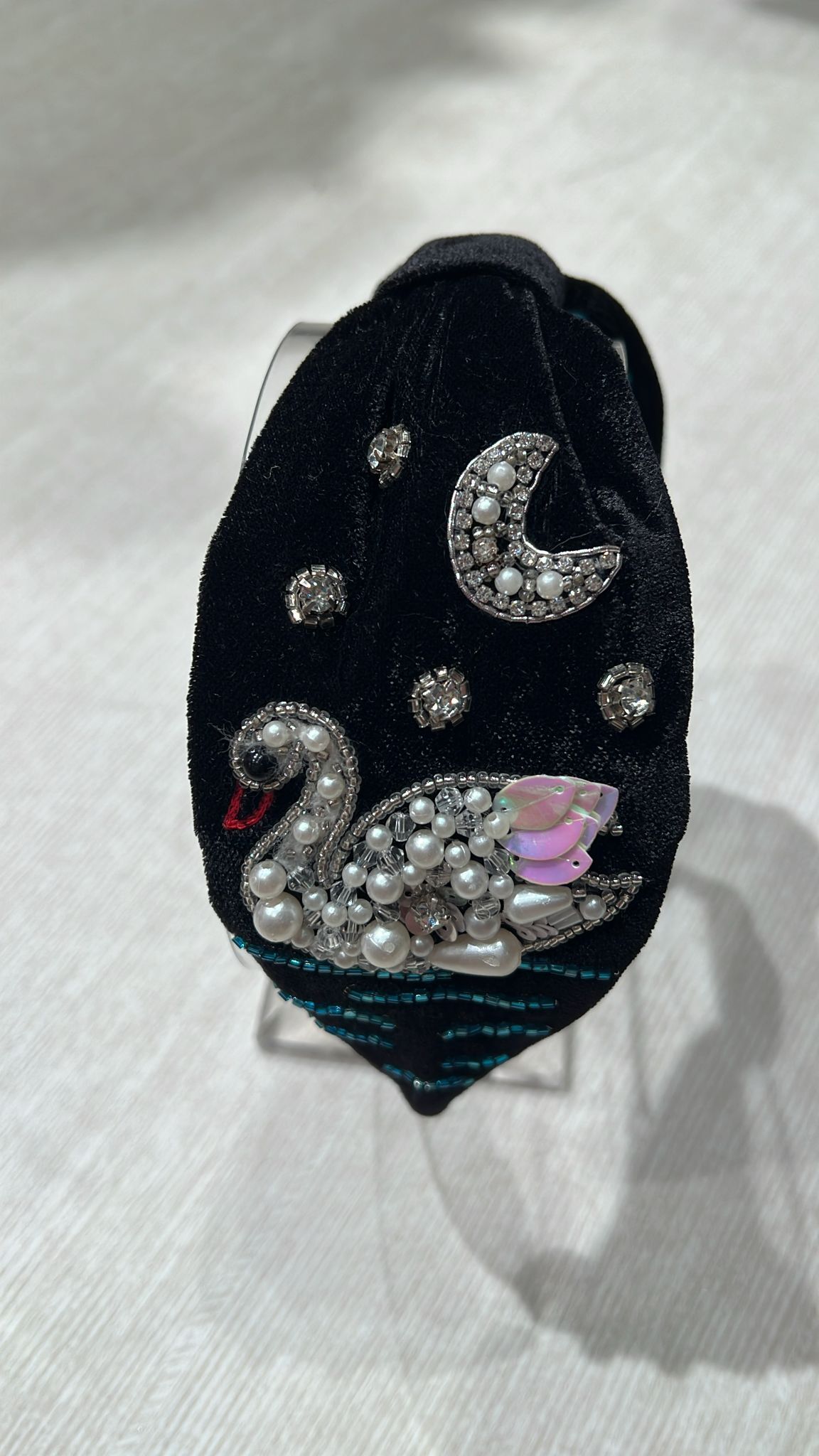 0630JW60-JOANNEINWONDERLAND-HAIRBAND-天鵝頭箍 (A60)