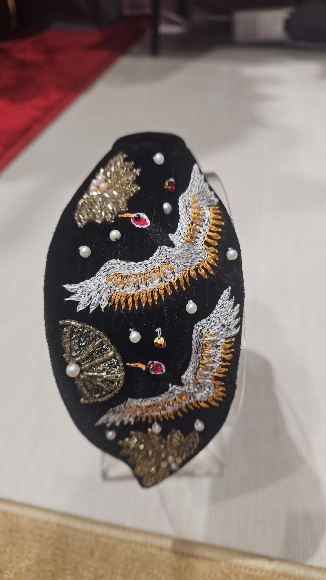 0630JW61-JOANNEINWONDERLAND-HAIRBAND-吉祥鶴頭箍 (A61)