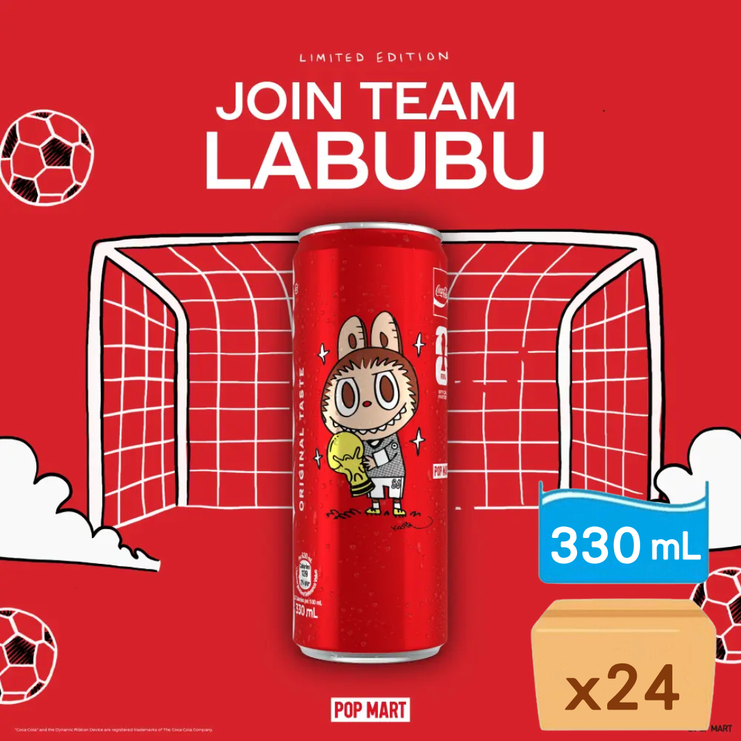 可口可樂LABUBU版(LABUBU包裝隨機發送) 高罐裝 330ml x 24罐
