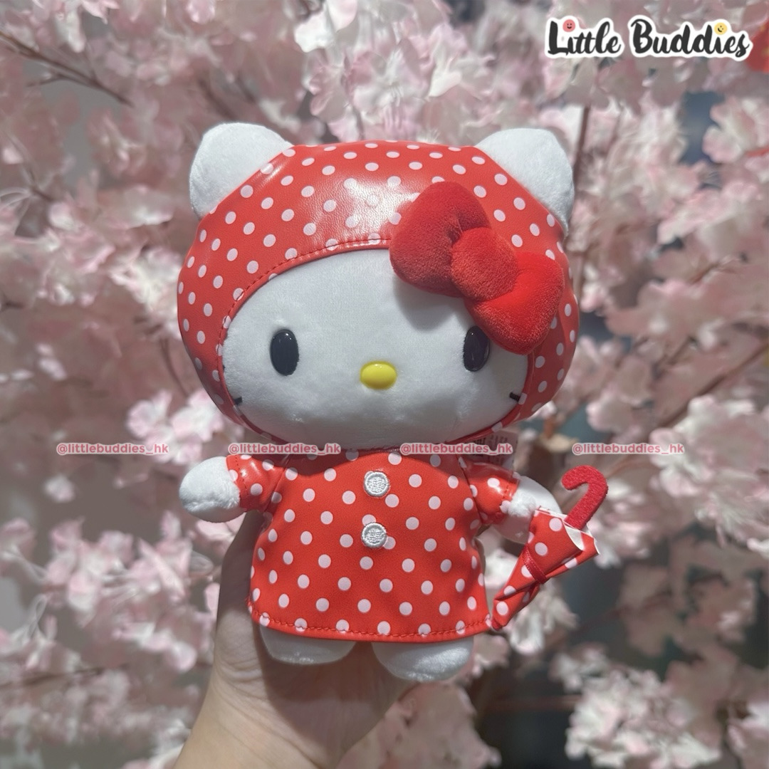 美版 Sanrio 雨衣造型 7"公仔