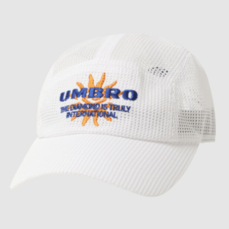 【代購】UMBRO Mesh Camp Cap 網眼露營帽 透氣棒球帽 刺繡Logo休閒帽 夏季機能帽 男女同款