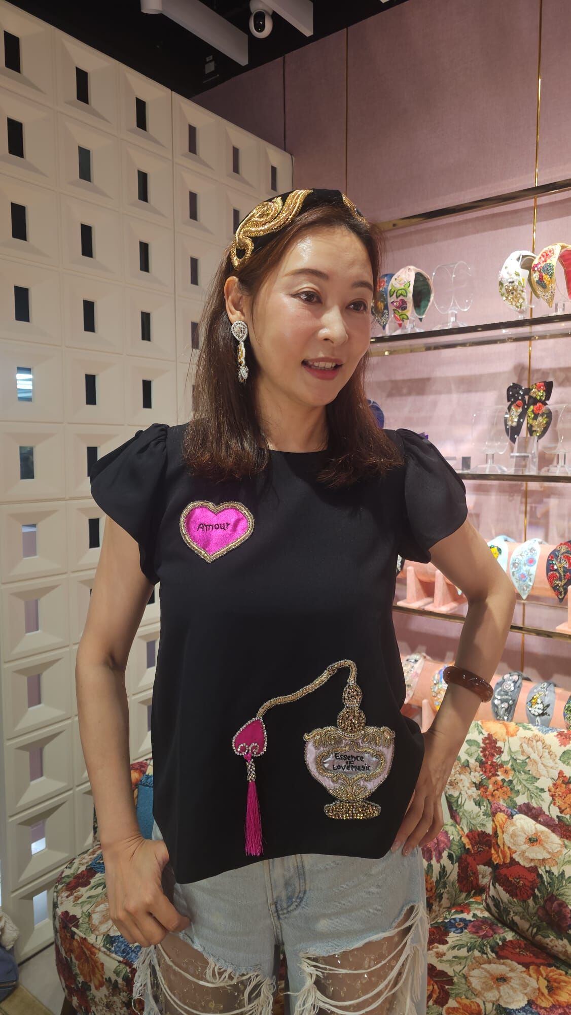 0630JW70-JOANNEINWONDERLAND-HAIRBAND-魔法香水Tee (A70)
