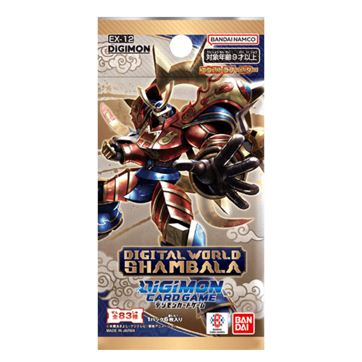 數碼暴龍 咭牌遊戲特殊補充包 DIGITAL WORLD SHAMBALA [EX-12]