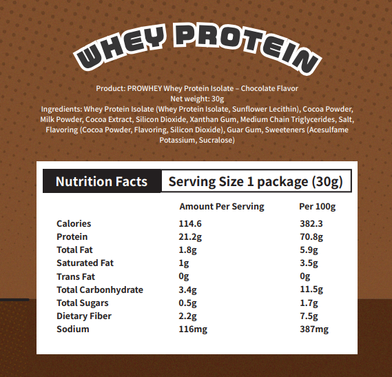 ProWhey 水解蛋白 - 黑巧克力
