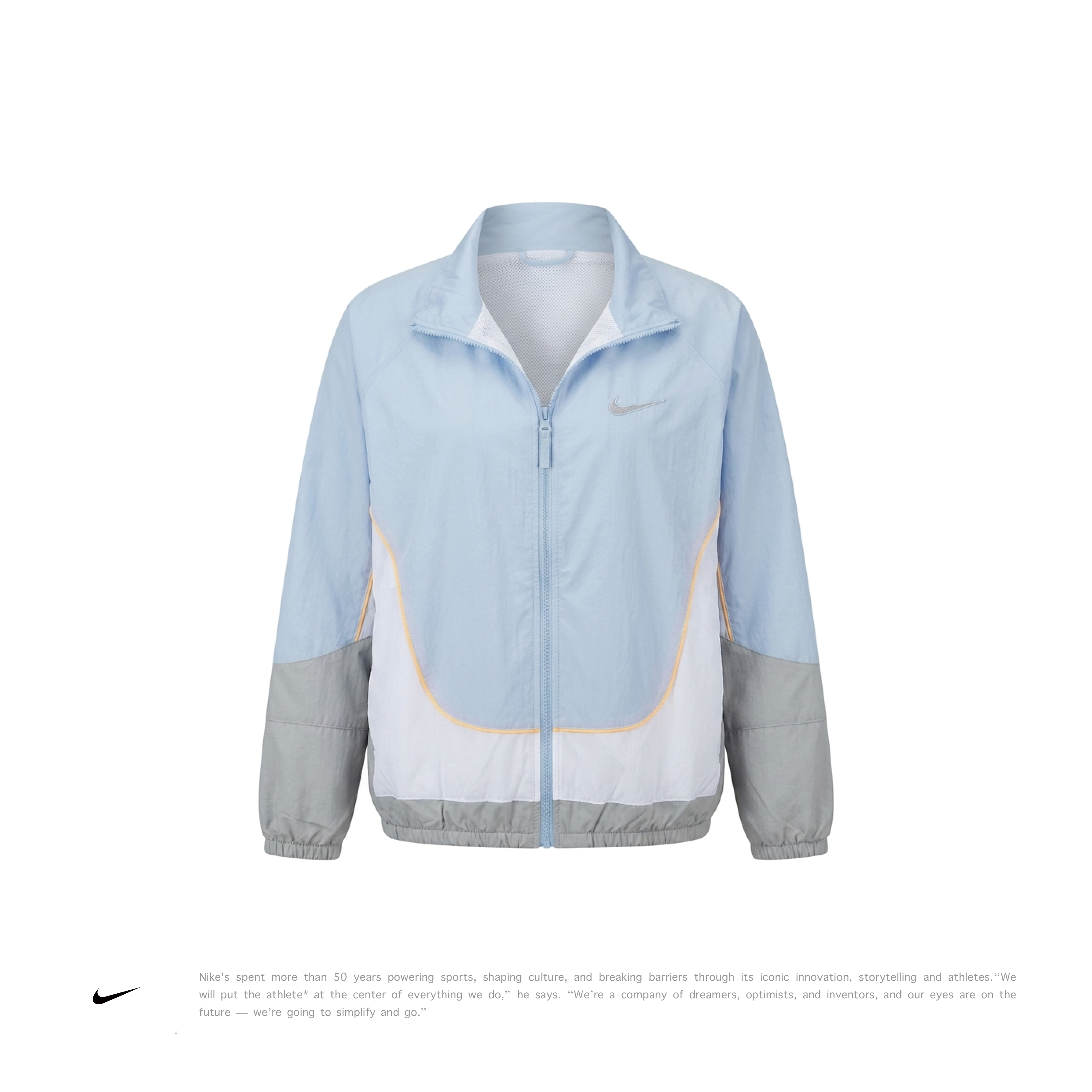 NIKE - Throwback Men's Basketball Jacket Blue " CV1932-407 "