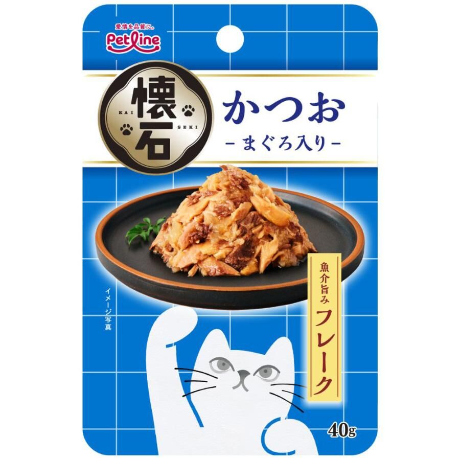Petline 貓濕糧．懷石系列 鰹魚片+吞拿魚40g