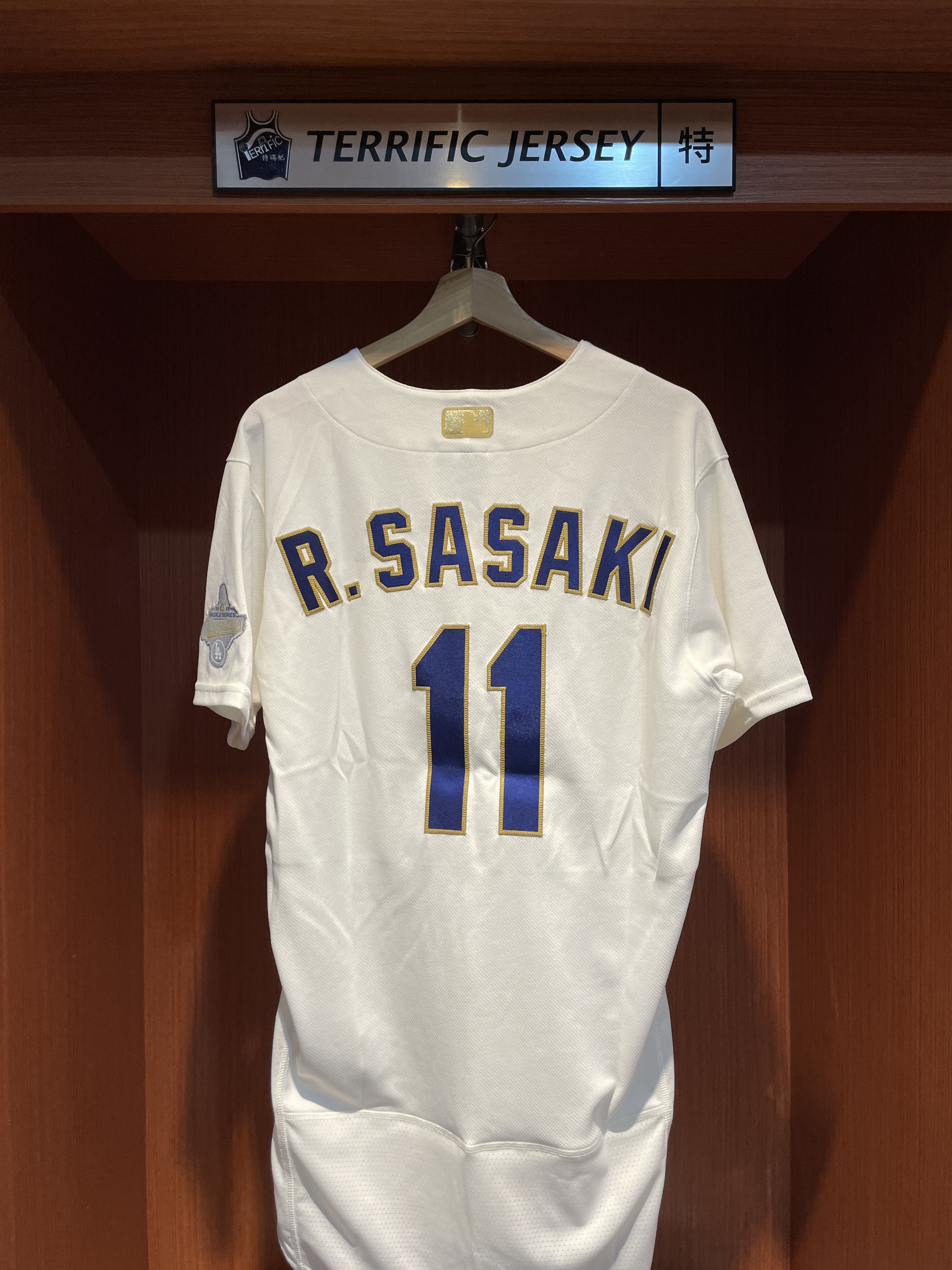 MLB球衣 Roki Sasaki 洛杉磯道奇 冠軍 金字 開幕戰 2026 Gold Collection Nike Authentic Player Name Jersey 球員版 電繡 全新
