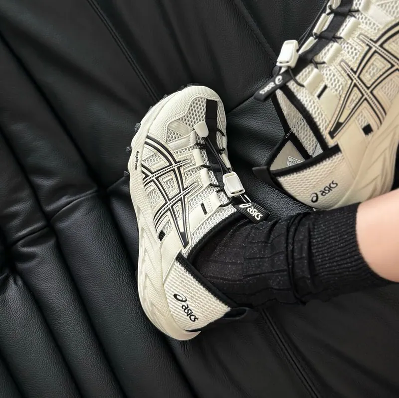 ASICS GEL-SONOMA TR 奶油黑 溯溪懶人鞋 可踩後跟 緩震 快速鞋帶 抽繩繫帶 男女鞋