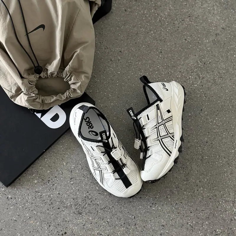 ASICS GEL-SONOMA TR 奶油黑 溯溪懶人鞋 可踩後跟 緩震 快速鞋帶 抽繩繫帶 男女鞋