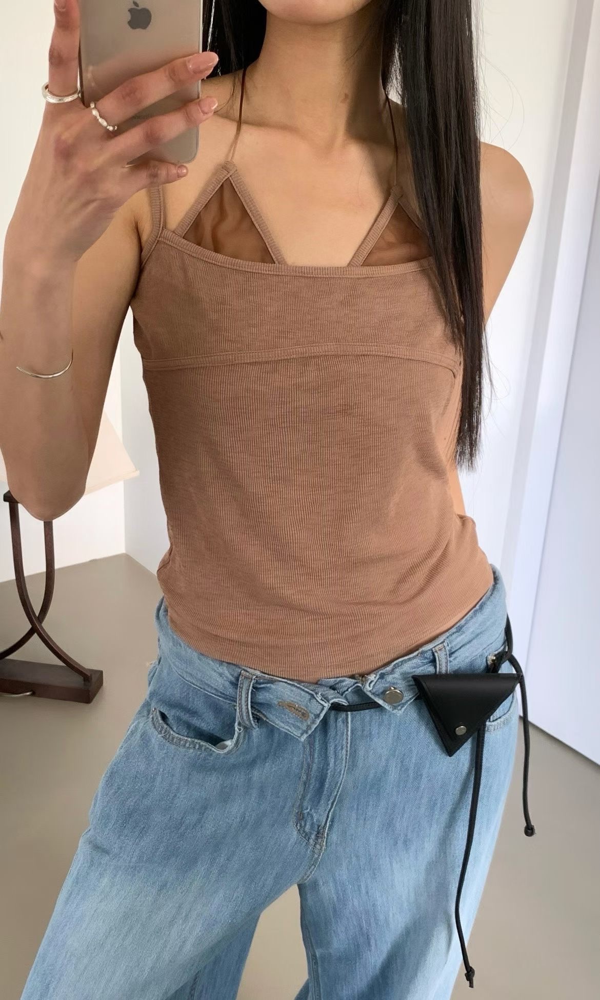假兩件合身個性風背心