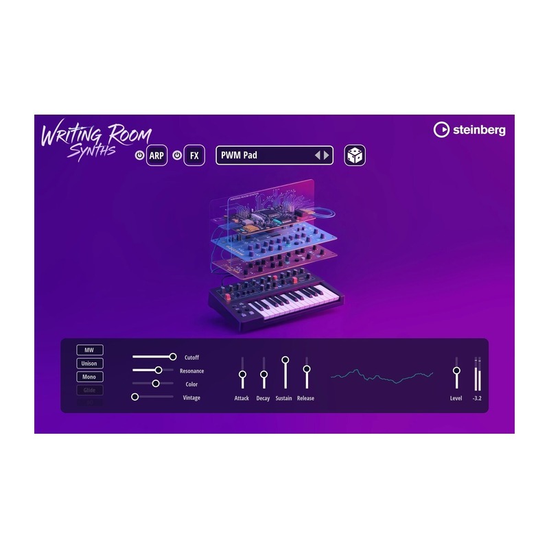 Steinberg Writing Room Synths｜合成器音色庫