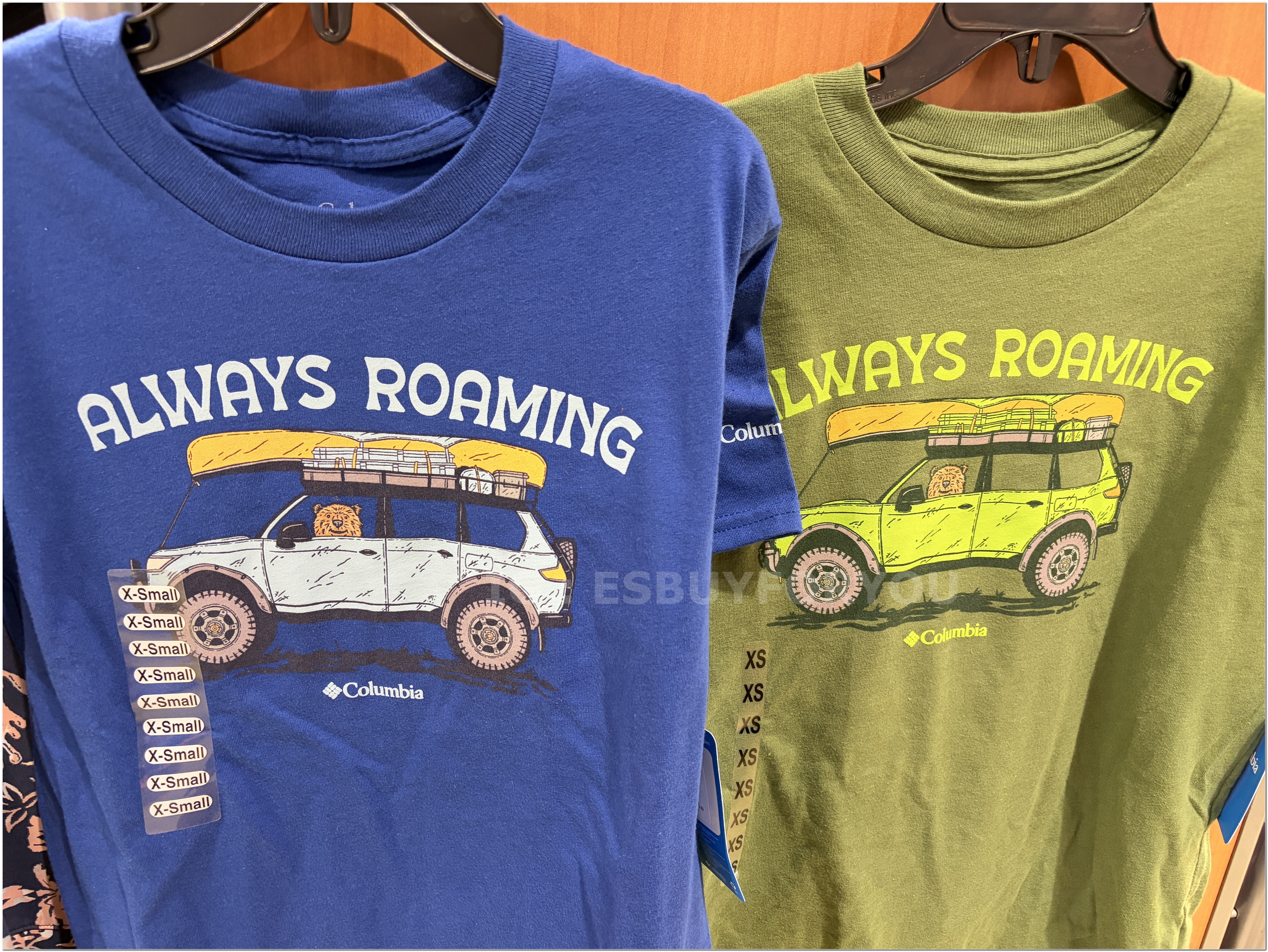 【限時】Columbia 大童 露營車 短TEE (2色)