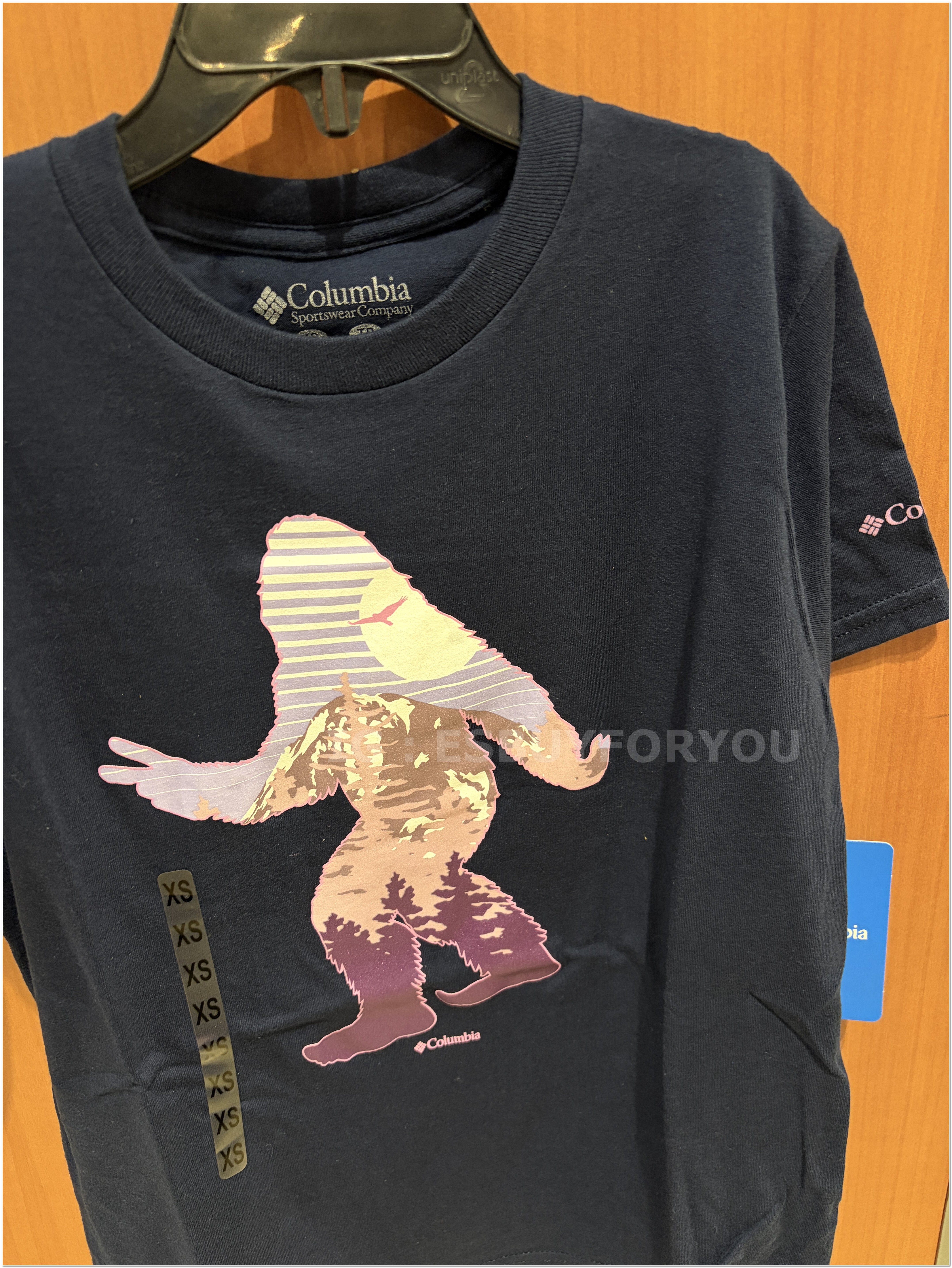 【限時】Columbia 大童 猿人圖案 短TEE