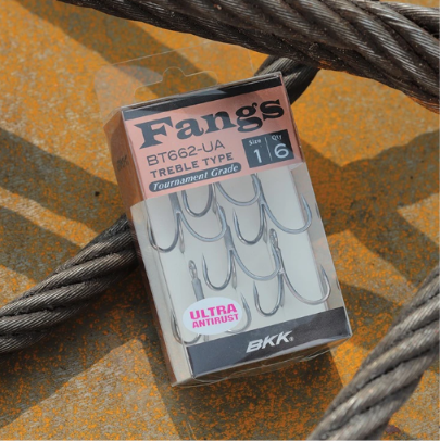 BKK Fangs-62 UA Treble Hook 三本鉤