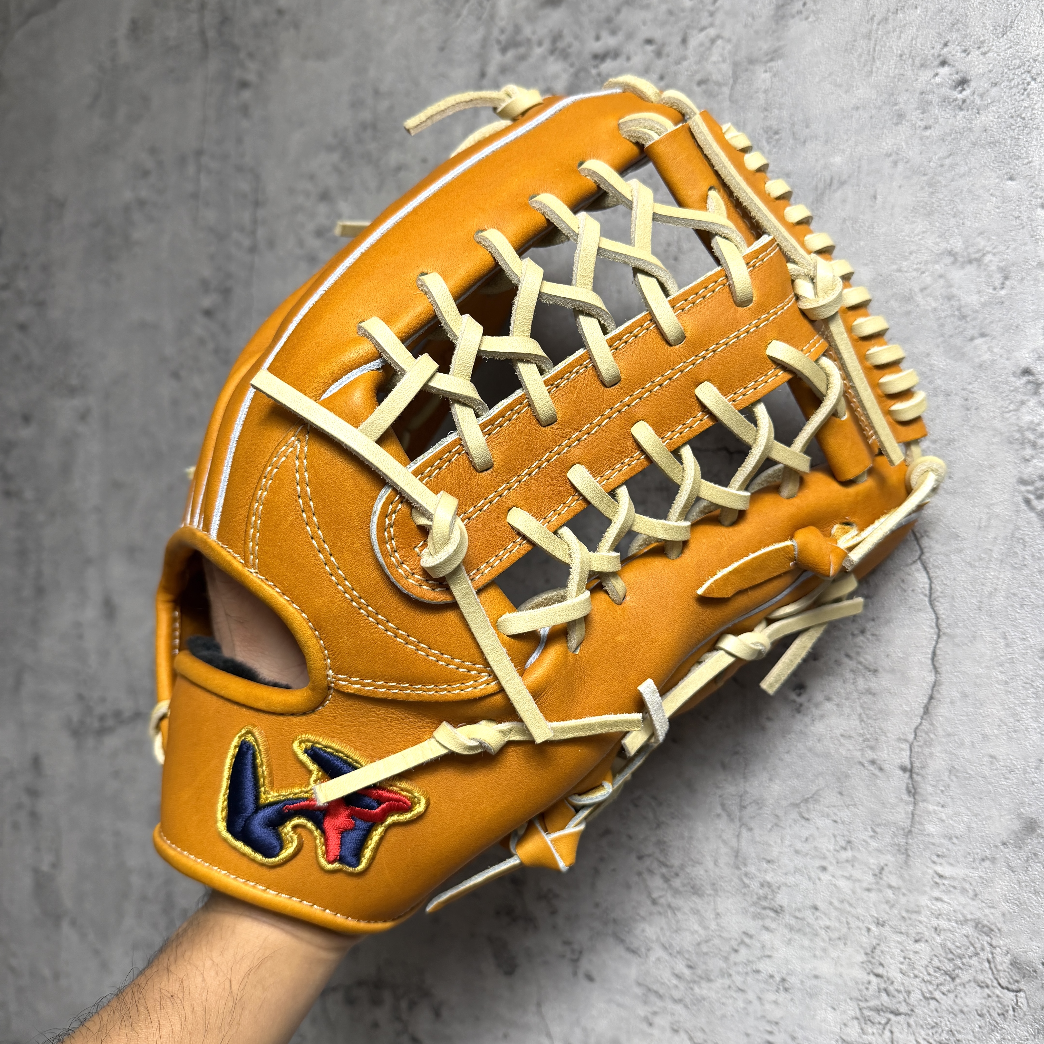 12.4吋 獨角獸 北海道和牛 硬式 外野 經典棕色 WGK5FPUT92 西島刻印
