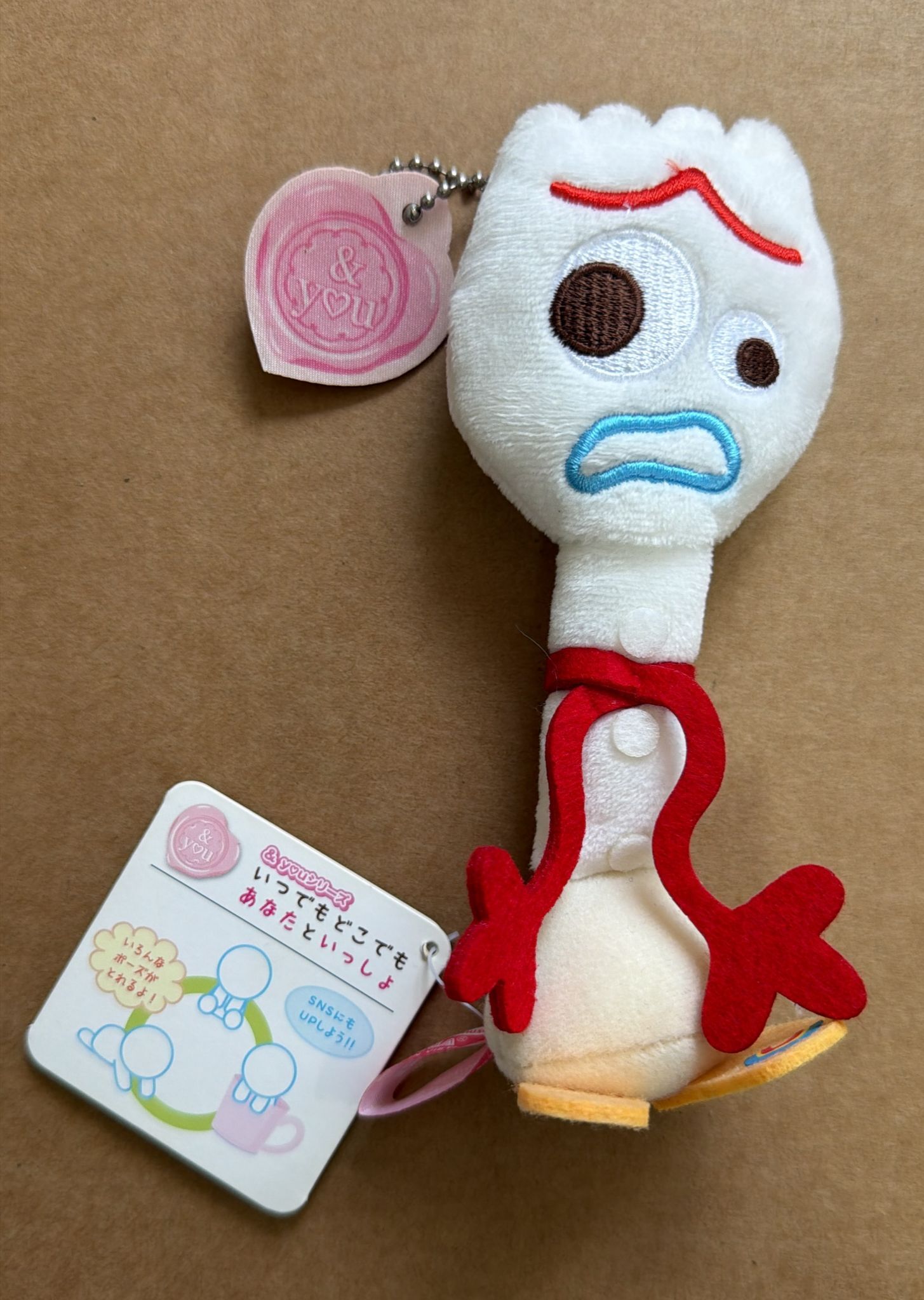 Toystory 小叉絨毛公仔吊飾