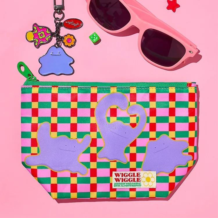 WIGGLE WIGGLE & POKEMON Pattern Pouch