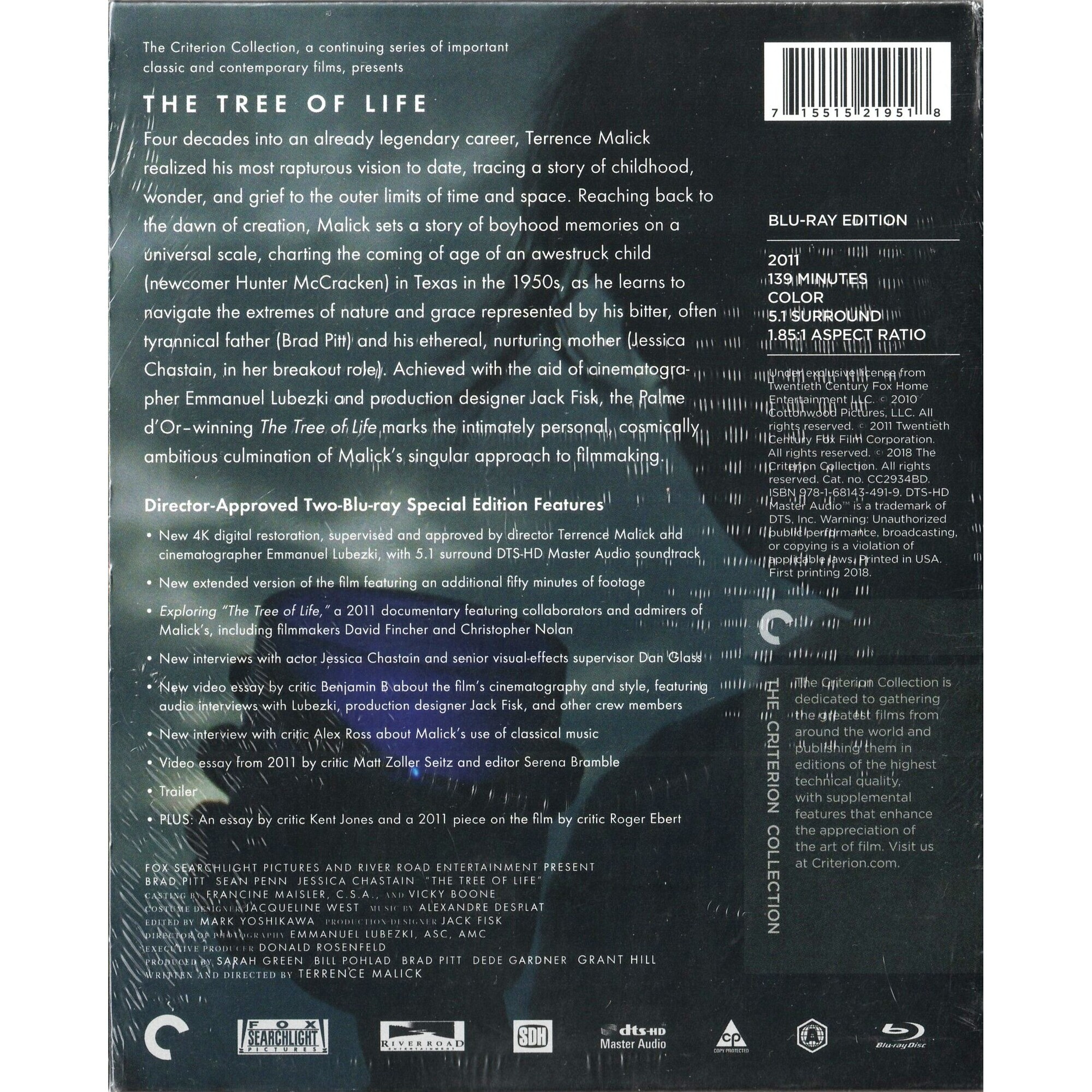 The Tree of Life (2011) (Blu-ray) (US Version)